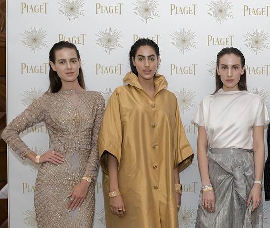 Piaget teams up with leading regional fashion talents to mark launch of Limelight Gala Milanese collection in Dubai! 