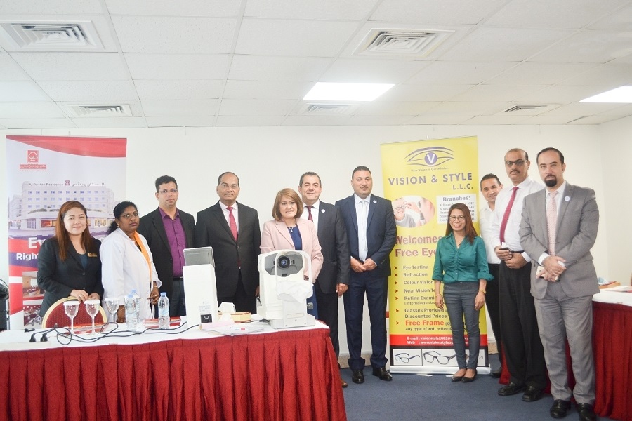 Al Bustan Centre &amp; Residence holds comprehensive eye test for employees