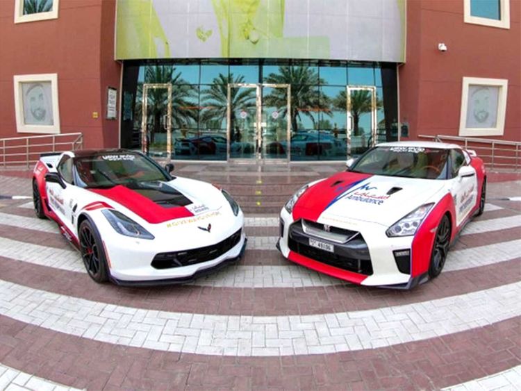 Three new supercars join Dubai Ambulance