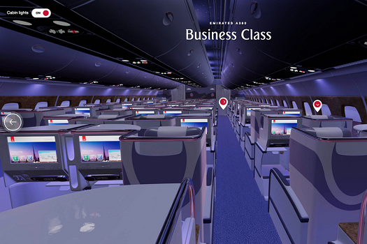 Emirates pioneers web virtual reality technology on emirates.com (Video)