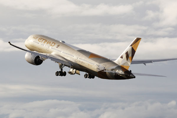 Etihad Airways expands Boeing 787 network in the Levant and Far East