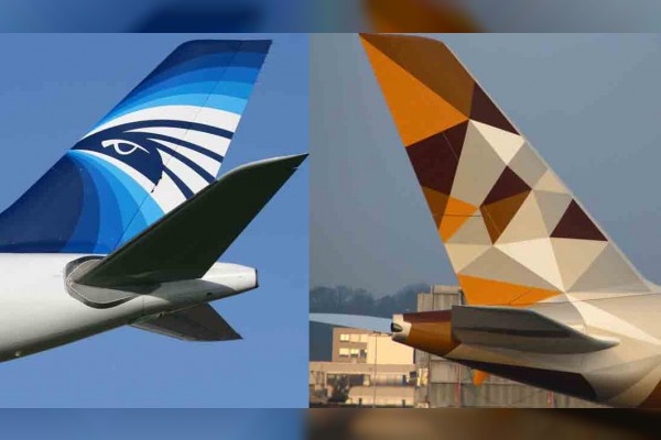 Etihad Airways and EgyptAir announce a new sign codeshare partnership 
