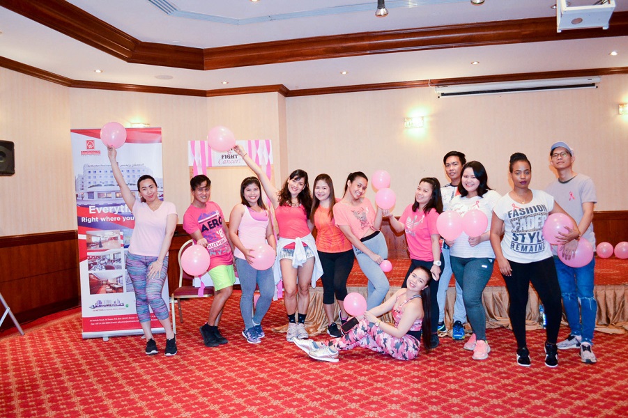 Al Bustan Centre &amp; Residence hosts Zumba to promote Breast Cancer awareness 