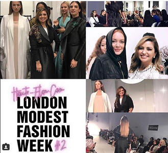 Lindsay Lohan spotted wearing hijab at London Modest Fashion Week