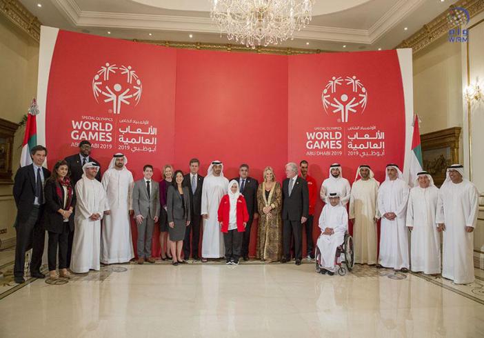 HH Mohamed bin Zayed witnesses signing of agreement on hosting Special Olympics 2019 in Abu Dhabi 