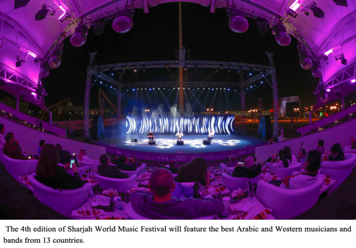 4th Sharjah World Music Festival from 6 – 14 Jan. 2017 to welcome 24 stars from 13 countries