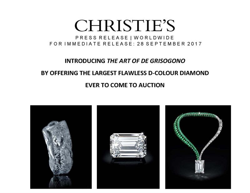 Introducing the “Art of de Grisogono” on Christie’s auction 