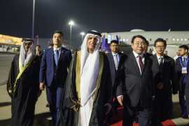 Ruler of Ras Al Khaimah leads UAE delegation at Belt and Road Forum in Beijing