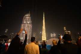Breitling Middle East lights up Burj Khalifa and Riyadh Boulevard