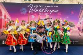 A memorable Fun Day featured the Russian artists at Mercato Shopping Mall