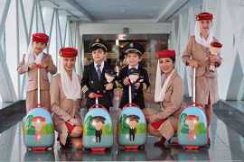 New Cabin Crew and Pilot uniforms for young Emirates fans