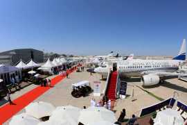 Выставка авиационной техники в Абу Даби