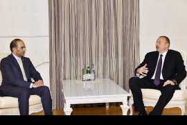 Azerbaijan President receives Dubai Chamber Chairman 