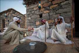 Centuries old Emirati housing fascinates visitors to Heritage Village in Global Village