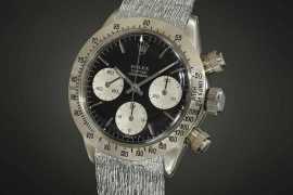 The White Gold Rolex Daytona sold for $5,9 million at Auction