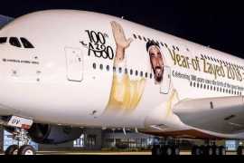阿联酋航空迎来第100架空客A380客机