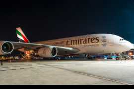 阿联酋航空迪拜-广州航线启用A380客机