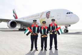 阿联酋多家航空公司联合表演——庆祝阿联酋国庆日