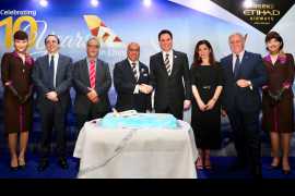 Etihad Airways отмечает десять лет успешных операций в Китае