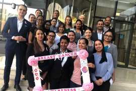 Millennium Place Marina partners with Aster Medical Center to raise breast cancer awareness