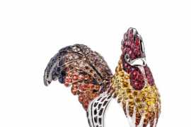 Roberto Coin’s fluttering new sensation for Chinese New Year is the Gallo ring!