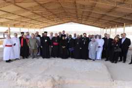 Sheikha Lubna and Christian leaders from the Gulf visit Sir Bani Yas monastery