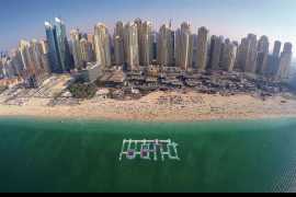 Middle East’s largest inflatable water  park opens in Dubai’s Jumeirah Beach Residence!