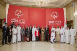 HH Mohamed bin Zayed witnesses signing of agreement on hosting Special Olympics 2019 in Abu Dhabi 