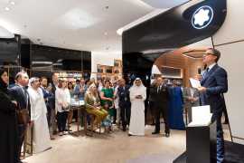 Montblanc reopened its flagship boutique in Dubai Mall