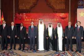 Dr. Sultan Al Jaber attends Chinese Embassy reception hosted by Lin Yado, Charge d’ Affaires 